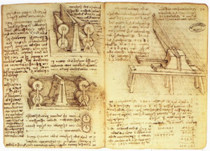 A notebook of Leonardo da Vinci